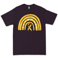 Plum childhood cancer awareness rainbow Premium Tee - MaliasSmallBusiness
