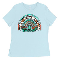 Blessed Western Rainbow Ladies Tee | Teevron
