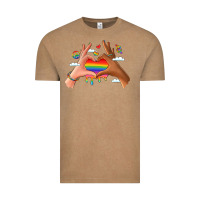 Vintage Coffee lgbtq pride hands Vintage Tee - LillyAllenDesigns