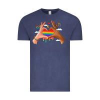 Lgbtq Pride Hands Vintage Tee | Teevron