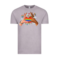 Vintage Zinc lgbtq pride hands Vintage Tee - LillyAllenDesigns