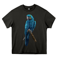 Asphalt Hyacinth Macaw Heavy Core Tee - LillyAllenDesigns