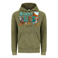 Vintage Olive thankful nurse Vintage Hoodie - BundleAndBundleShop