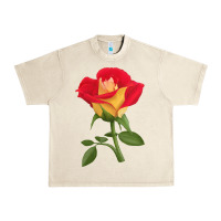 Sandshell Ketchup And Mustard Rose Urban Heavy Tee - LillyAllenDesigns