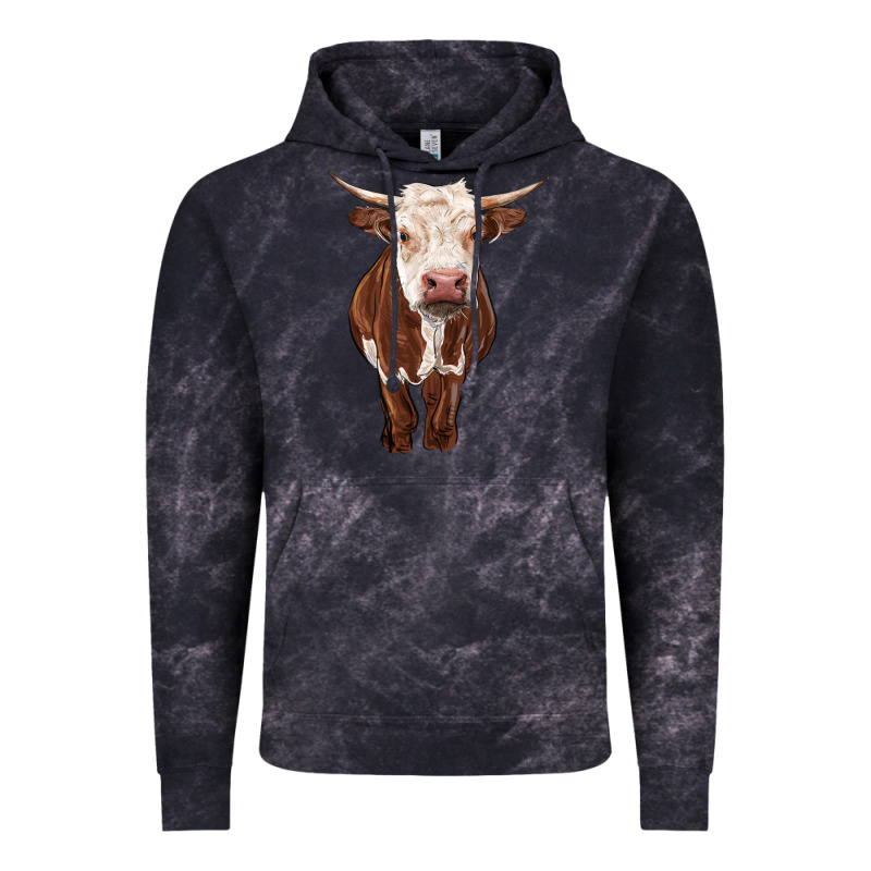 Hereford Cow Vintage Hoodie by RanaPortraitStore | Teevron
