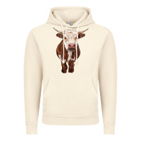 Vintage Artic hereford cow Vintage Hoodie - RanaPortraitStore