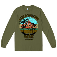 Army Green Ku Kia i Mauna Long Sleeve Tee - Bettercallsaul