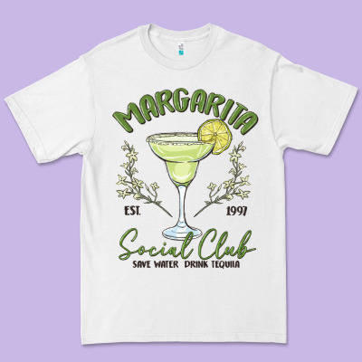 Margarita Social Club Premium Tee Designed By Maliassmallbusiness