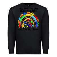 Black Autism rainbow Premium Sweatshirt - FaDigitalArtStudio