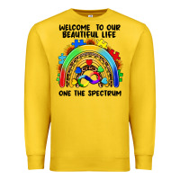 Lemon Autism rainbow Premium Sweatshirt - FaDigitalArtStudio