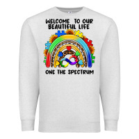 Oatmeal Heather Autism rainbow Premium Sweatshirt - FaDigitalArtStudio
