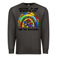 Smoke Autism rainbow Premium Sweatshirt - FaDigitalArtStudio