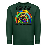 Sports Green Autism rainbow Premium Sweatshirt - FaDigitalArtStudio