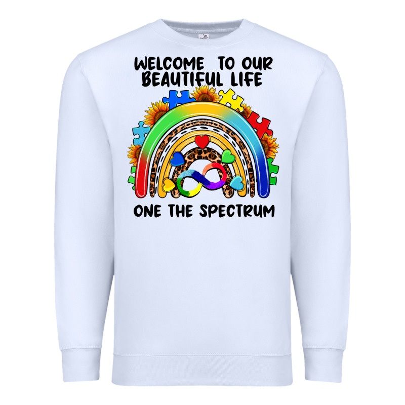 Autism Rainbow Premium Sweatshirt by FaDigitalArtStudio | Teevron