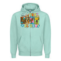 Seafoam The hunt is on Easter Day Zipper Hoodie - CowGirlArtShop