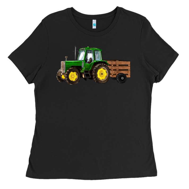 Farm Tractor Ladies Tee by RanaPortraitStore | Teevron