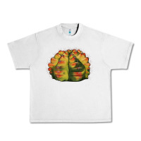 Lunar Rock Gymnocalycium Variegated Cactus Urban Heavy Tee - LillyAllenDesigns