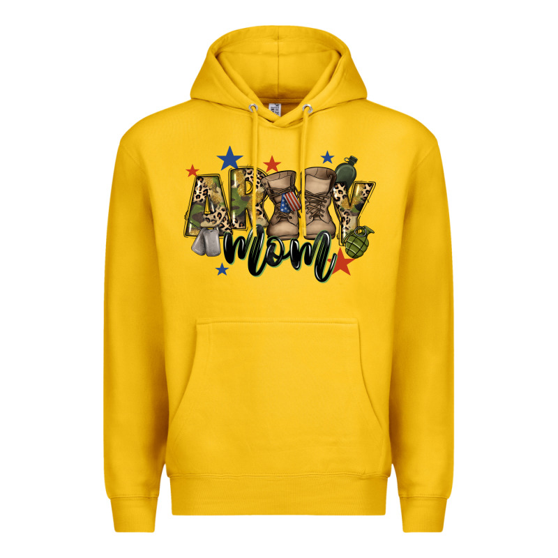 Army Mom Premium Hoodie by FaDigitalArtStudio | Teevron