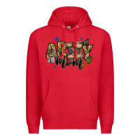 Red army mom Premium Hoodie - FaDigitalArtStudio