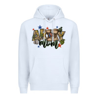 White army mom Premium Hoodie - FaDigitalArtStudio
