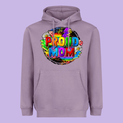 Proud Mom Lgbt Heavyweight Hoodie Designed By Fadigitalartstudio