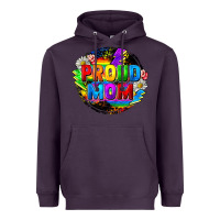 Plum proud mom lgbt Heavyweight Hoodie - FaDigitalArtStudio