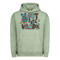 Pigment Oil Green out fifth grade Urban Hoodie - CowhideDigitalArt