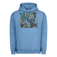 Pigment Pebble Blue out fifth grade Urban Hoodie - CowhideDigitalArt