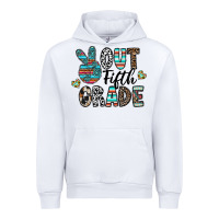 White out fifth grade Urban Hoodie - CowhideDigitalArt
