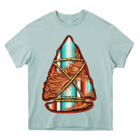 Arona turquoise serape tooled leather arrowhead Heavy Core Tee - Jasminsmagicworld