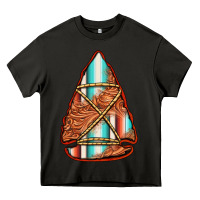 Asphalt turquoise serape tooled leather arrowhead Heavy Core Tee - Jasminsmagicworld