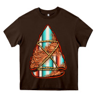 Chocolate Brown turquoise serape tooled leather arrowhead Heavy Core Tee - Jasminsmagicworld