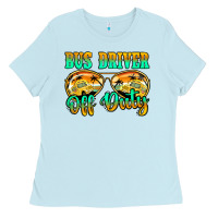 Baby Blue bus driver off duty Ladies Tee - Jasminsmagicworld