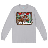 Moon Dust Christmas on the farm Long Sleeve Tee - RanaPortraitStore