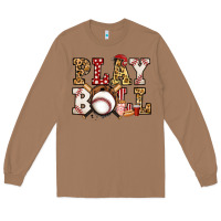 Toasted Coconut baseball play ball Long Sleeve Tee - Jasminsmagicworld