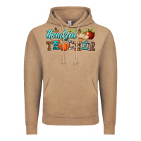 Vintage Coffee thankful teacher Vintage Hoodie - BundleAndBundleShop