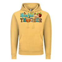Vintage Mustard thankful teacher Vintage Hoodie - BundleAndBundleShop