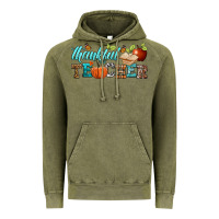 Vintage Olive thankful teacher Vintage Hoodie - BundleAndBundleShop
