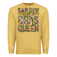 Antique Gold Mardi Gras Queen Premium Sweatshirt - BundleAndBundleShop