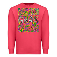 Cardinal Mardi Gras Queen Premium Sweatshirt - BundleAndBundleShop