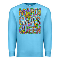 Ocean Blue Mardi Gras Queen Premium Sweatshirt - BundleAndBundleShop