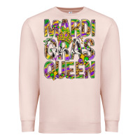 Pale Pink Mardi Gras Queen Premium Sweatshirt - BundleAndBundleShop