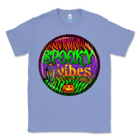 Colony Blue halloween round earrings 2 Classic Tee - BundleAndBundleShop