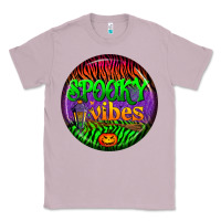 Lilac halloween round earrings 2 Classic Tee - BundleAndBundleShop
