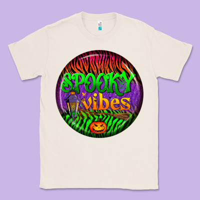 Halloween Round Earrings 2 Classic Tee Designed By Bundleandbundleshop