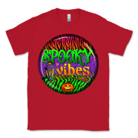Red halloween round earrings 2 Classic Tee - BundleAndBundleShop