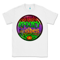 White halloween round earrings 2 Classic Tee - BundleAndBundleShop