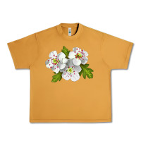 Peanut Butter Hawthorn Flower Urban Heavy Tee - LillyAllenDesigns