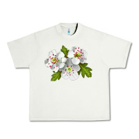Pistachio Hawthorn Flower Urban Heavy Tee - LillyAllenDesigns