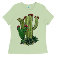 Matcha cactus Ladies Tee - Jasminsmagicworld